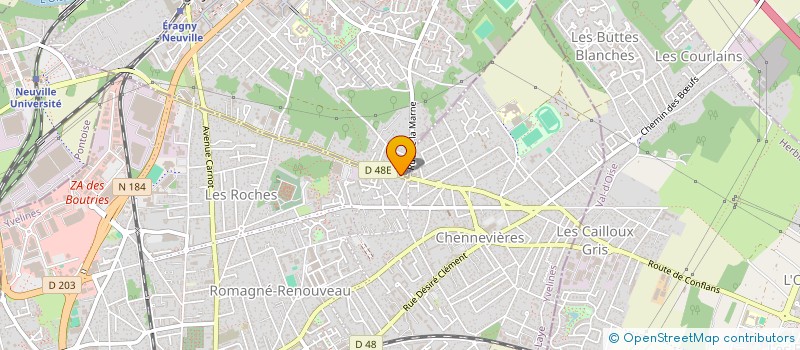 localisation de l'entreprise GCL ERAGNY - FRANCONVILLE  ERAGNY