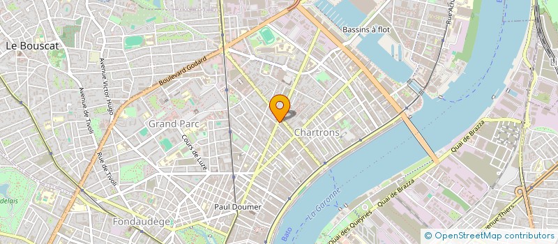 localisation de l'entreprise GCL INVESTIMMO à BORDEAUX