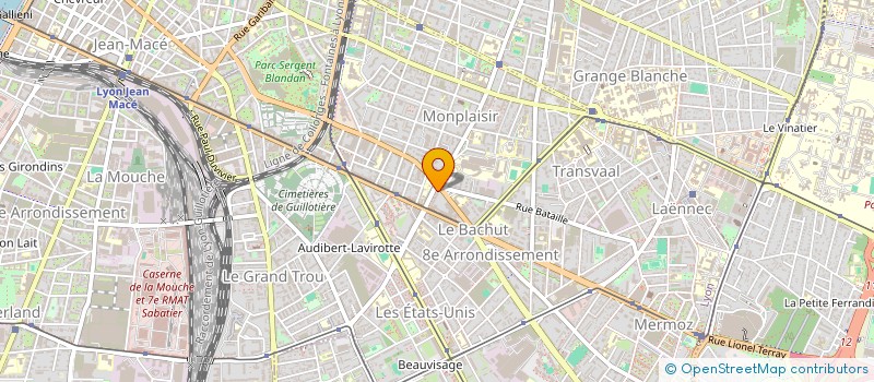 localisation de l'entreprise GCL SA. à LYON