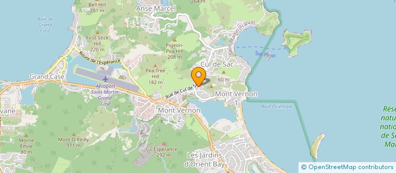 localisation de l'entreprise GCL SAINT MARTIN  SAINT MARTIN
