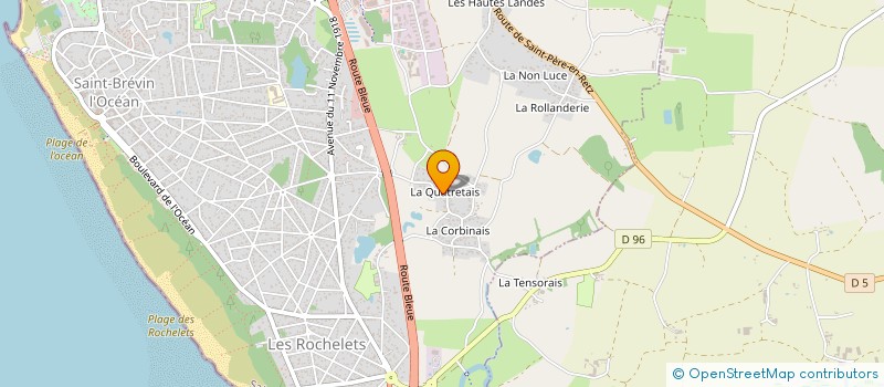 localisation de l'entreprise GCL44 à SAINT-BREVIN-LES-PINS