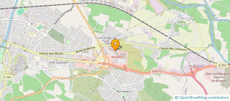 localisation de l'entreprise GCLA à CARCASSONNE