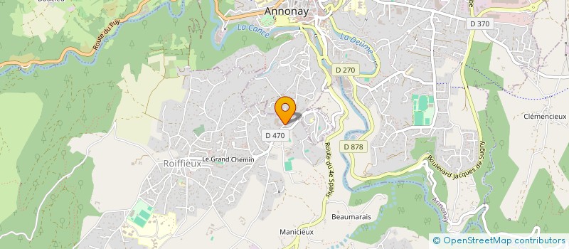 localisation de l'entreprise GCLC  ROIFFIEUX