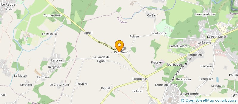 localisation de l'entreprise GCLC  ARRADON