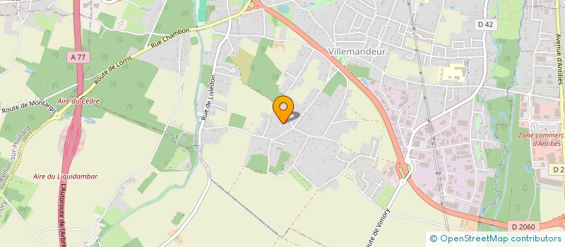 localisation de l'entreprise GCLD CERCELIER à VILLEMANDEUR
