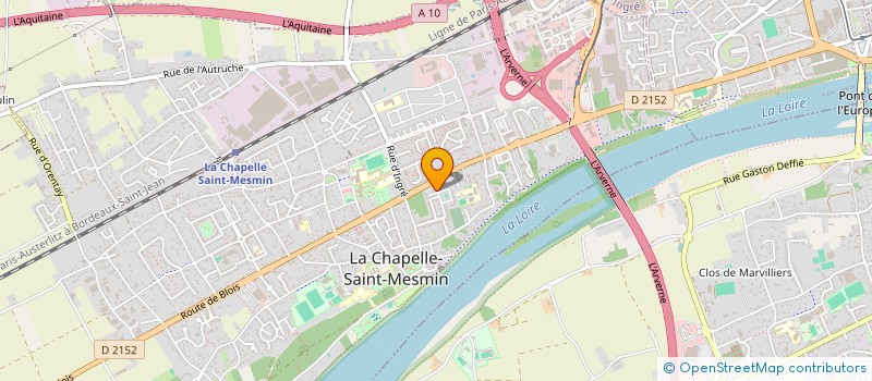 localisation de l'entreprise GCLG  LA CHAPELLE-SAINT-MESMIN