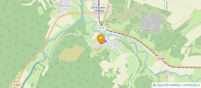 localisation de l'entreprise GCM  GIVRY