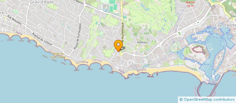 localisation de l'entreprise GCM  AGDE