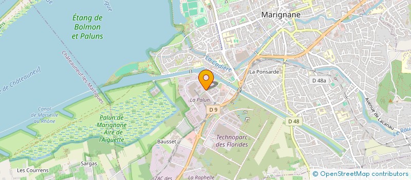 localisation de l'entreprise GCM BTP à MARIGNANE