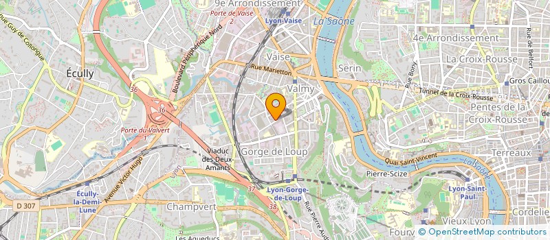 localisation de l'entreprise GCM DISTRIBUTION à LYON