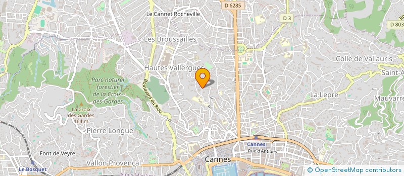 localisation de l'entreprise GCMANAGEMENT à CANNES