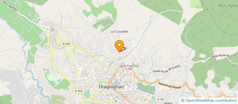 localisation de l'entreprise GCMF  DRAGUIGNAN