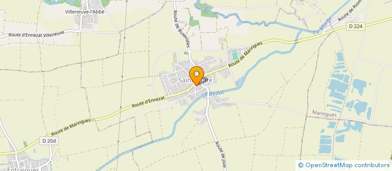 localisation de l'entreprise GCML  SAINT-LAURE