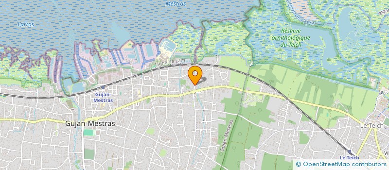 localisation de l'entreprise GCMO  GUJAN MESTRAS