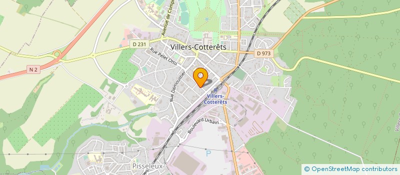 localisation de l'entreprise GCN 06 à VILLERS-COTTERETS