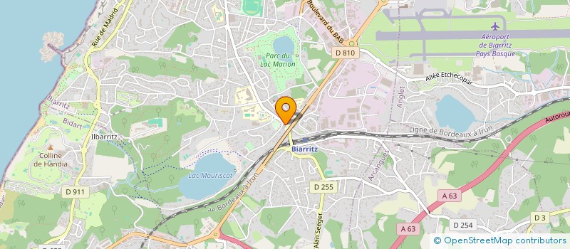 localisation de l'entreprise GCN à BIARRITZ
