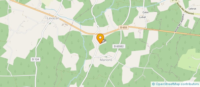 localisation de l'entreprise GCN BOIS  MARIONS