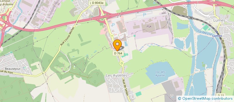 localisation de l'entreprise GCN ELECTROMENAGER  VILLERS-SEMEUSE