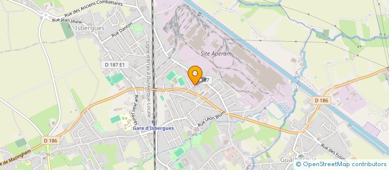 localisation de l'entreprise GCNB  ISBERGUES