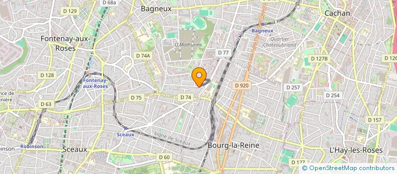 localisation de l'entreprise GCO SERVICES  BAGNEUX