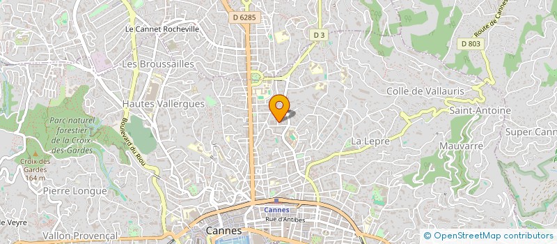 localisation de l'entreprise GCO-SYSTECH-INC  CANNES