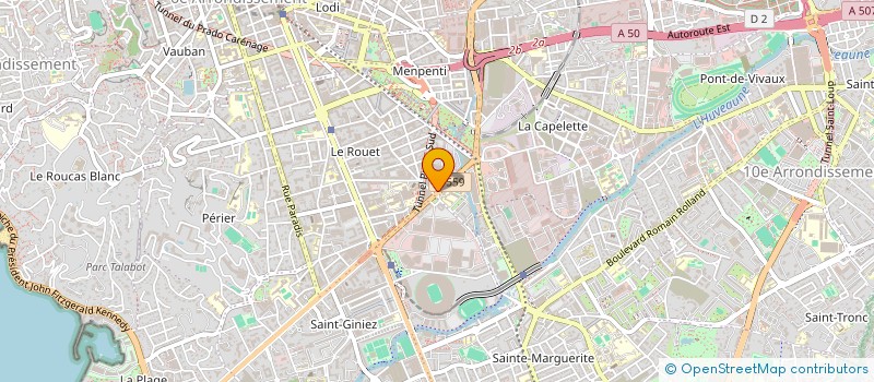 localisation de l'entreprise GCOM à MARSEILLE