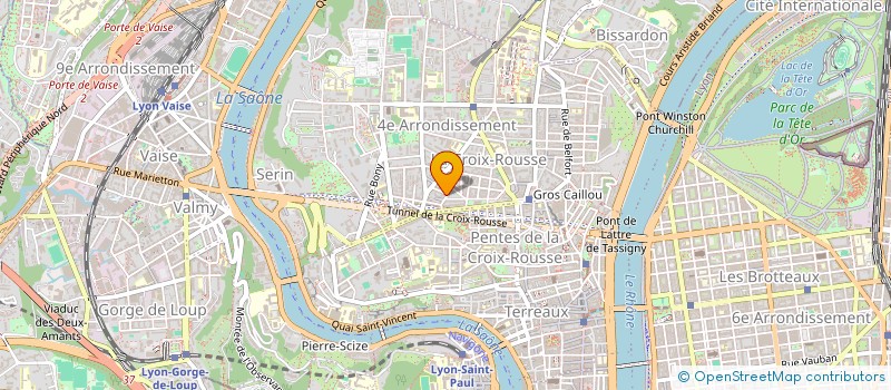 localisation de l'entreprise GCOM  LYON