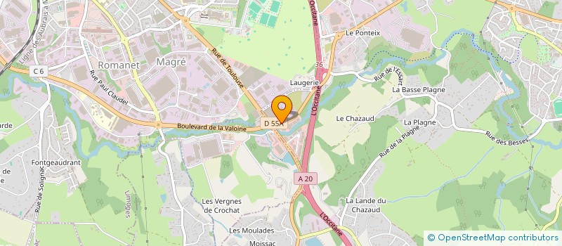 localisation de l'entreprise GCONCEPT à FEYTIAT