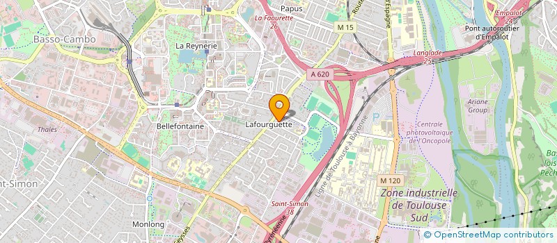 localisation de l'entreprise GCORPS à TOULOUSE