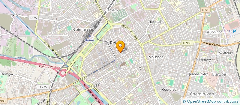 localisation de l'entreprise GCP à REIMS