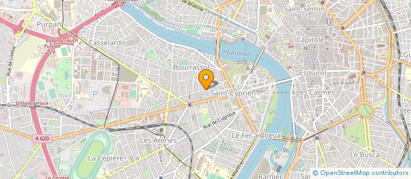localisation de l'entreprise GCP EXPERTISE à TOULOUSE
