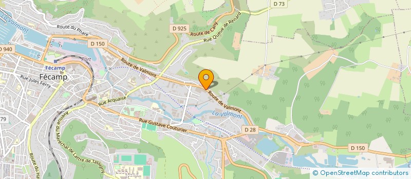 localisation de l'entreprise GCP INDUSTRIE à FECAMP