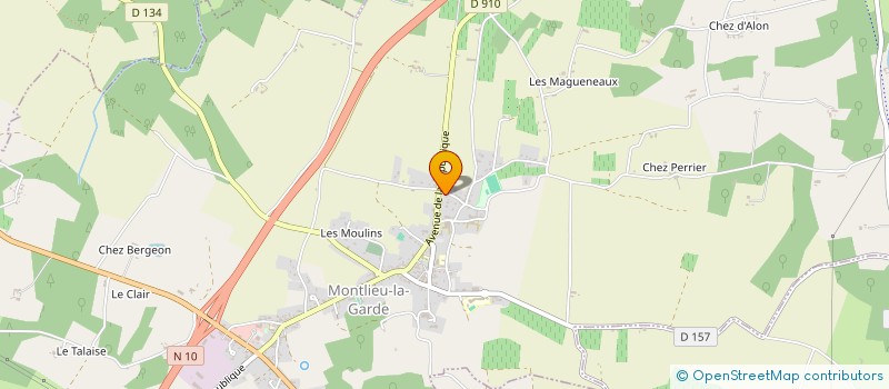 localisation de l'entreprise GCPAPM  MONTLIEU-LA-GARDE