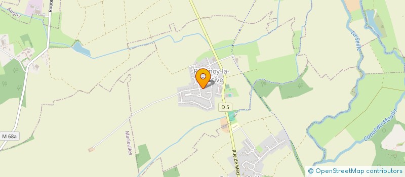 localisation de l'entreprise GCQD IMMO  POURNOY-LA-CHETIVE