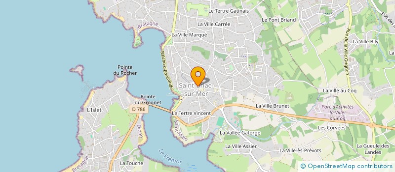 localisation de l'entreprise GCQJ  SAINT-BRIAC-SUR-MER