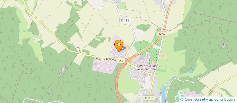 localisation de l'entreprise GCR  RIOZ