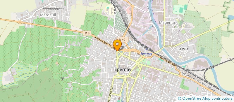localisation de l'entreprise GCR à EPERNAY