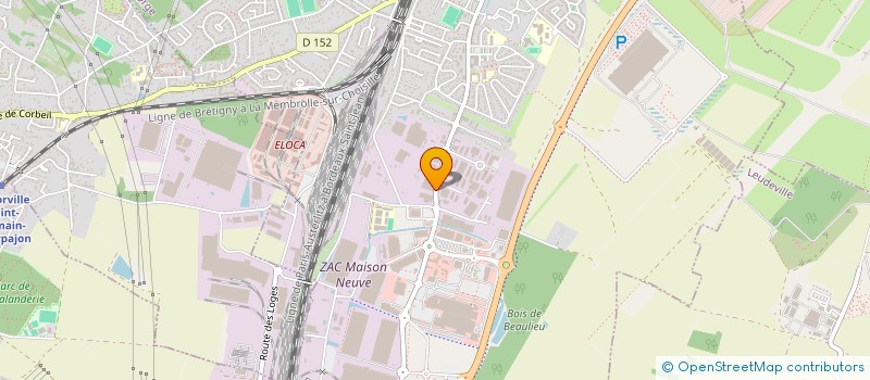localisation de l'entreprise GCR à BRETIGNY-SUR-ORGE