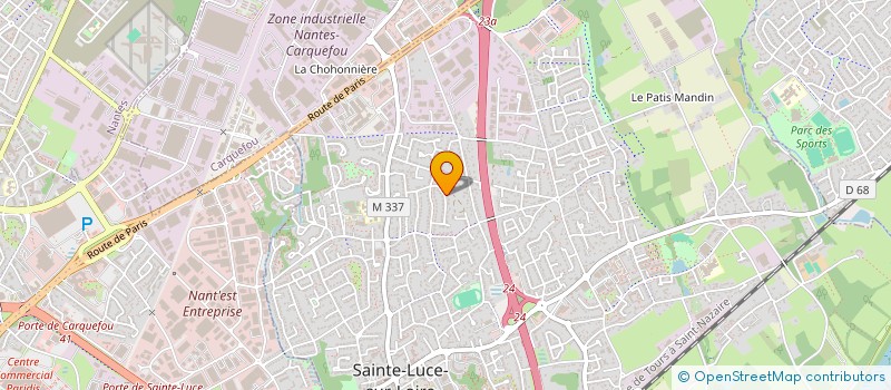 localisation de l'entreprise GCR FAMILY INVEST  SAINTE-LUCE-SUR-LOIRE