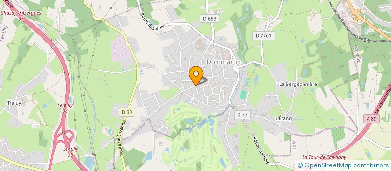 localisation de l'entreprise GCR IMMO INVEST  DOMMARTIN