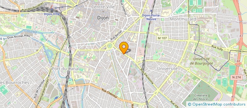 localisation de l'entreprise GCRA à DIJON