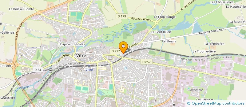localisation de l'entreprise GCRS  VITRE