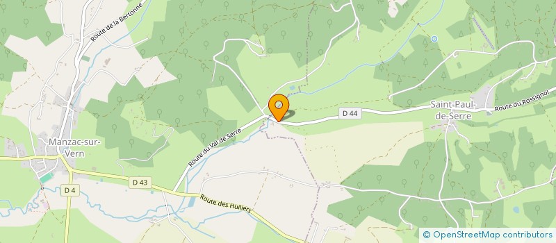 localisation de l'entreprise GCRT  SANILHAC