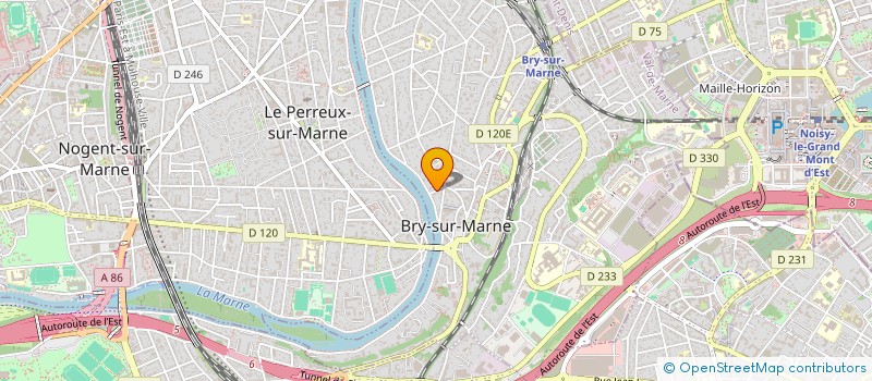 localisation de l'entreprise GCS à BRY-SUR-MARNE