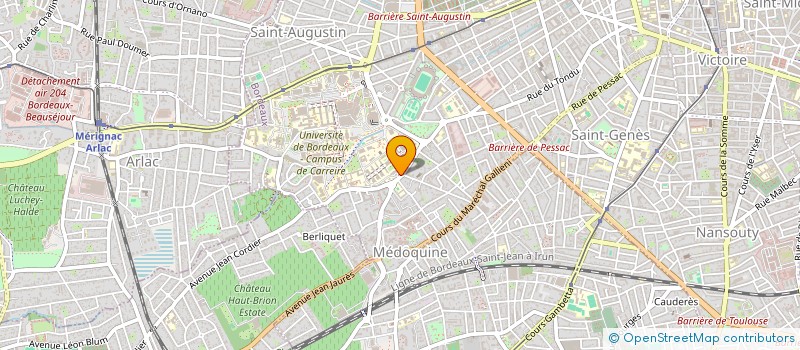 localisation de l'entreprise GCS ACHATS EN NOUVELLE-AQUITAINE à BORDEAUX