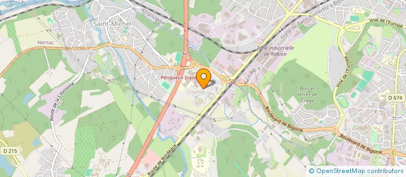 localisation de l'entreprise GCS BLANCHISSERIE ET LOGISTIQUE DE CHARENTE à SAINT-MICHEL