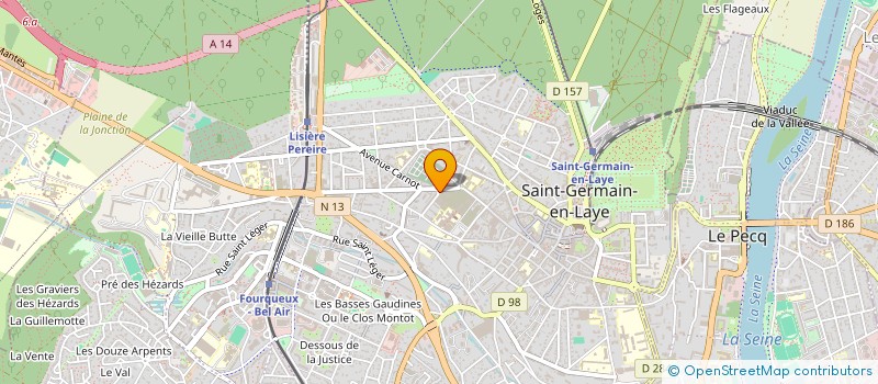 localisation de l'entreprise GCS CENTRE DE RADIOTHERAPIE YVELINES NORD  SAINT-GERMAIN-EN-LAYE