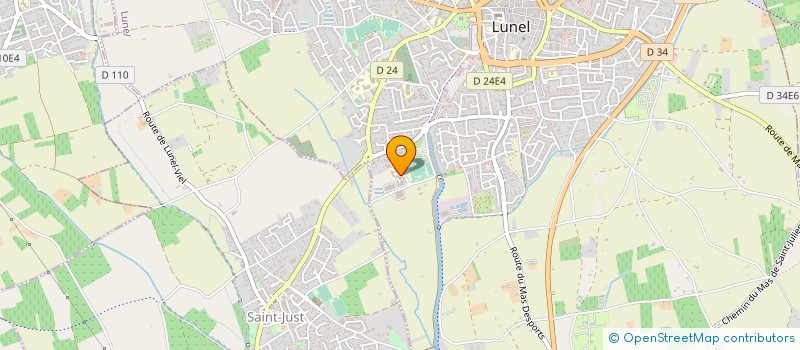 localisation de l'entreprise GCS CENTRE SMR AMBRUSSUM à LUNEL
