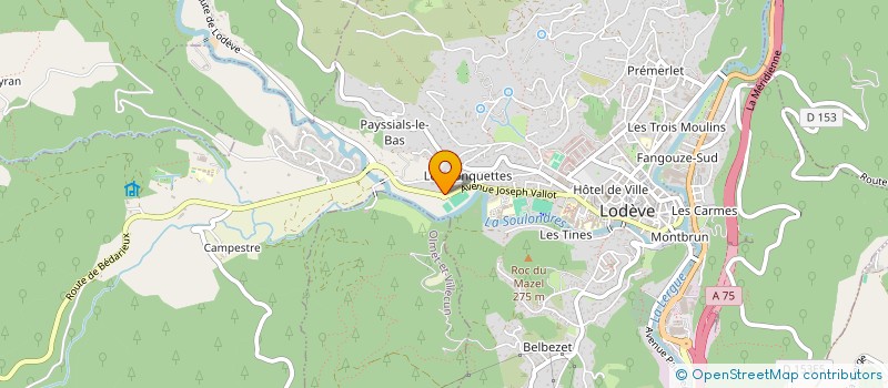 localisation de l'entreprise GCS CIPS à LODEVE