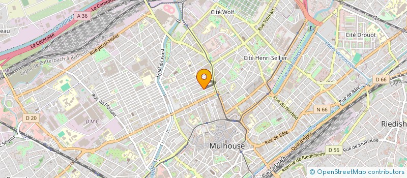 localisation de l'entreprise GCS CREPI SARL  MULHOUSE